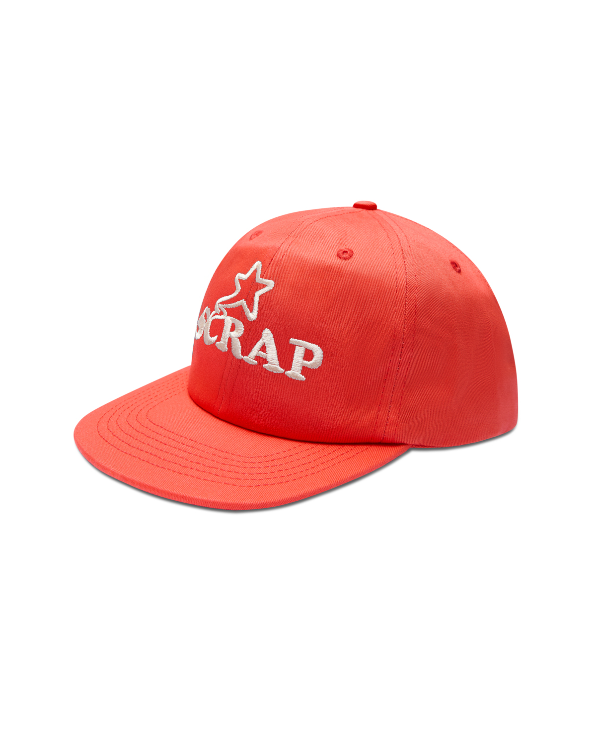 SCRAP SMOKE SNAPBACK CAP RED